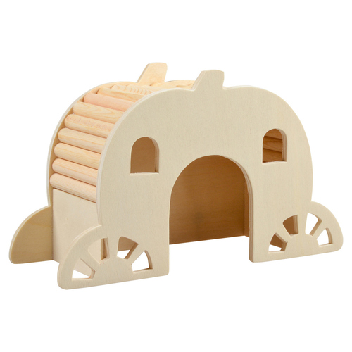 Duvo+ Brückenhaus aus Holz braun