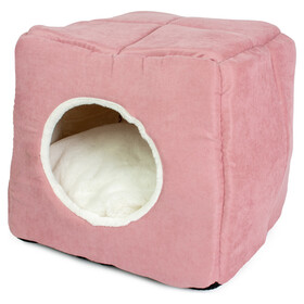 Abbildung Duvo+ Cozy Haus Velvet rosa fr Katzen
