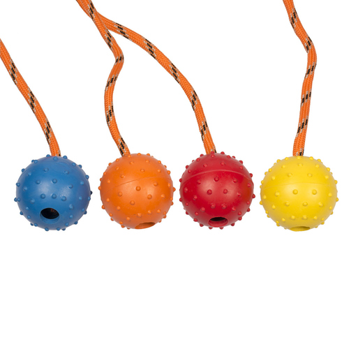 weitere Abbildung Duvo+ Dental Ball mit Noppen und Seil, Gummi