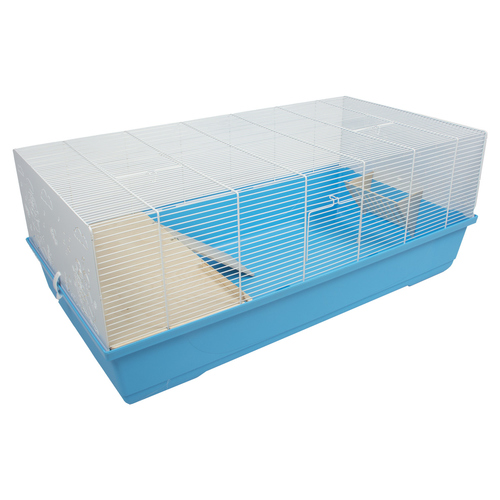 Duvo+ Die Schlümpfe Harmony Nagerkäfig XL blau