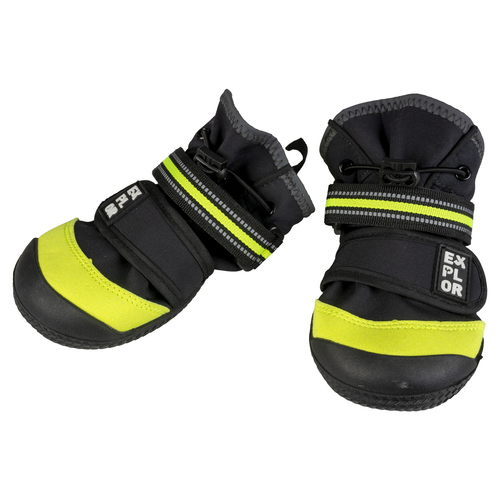Duvo+ EXPLOR Gear Hundeschuhe schwarz - 4er Pack, Größe: L