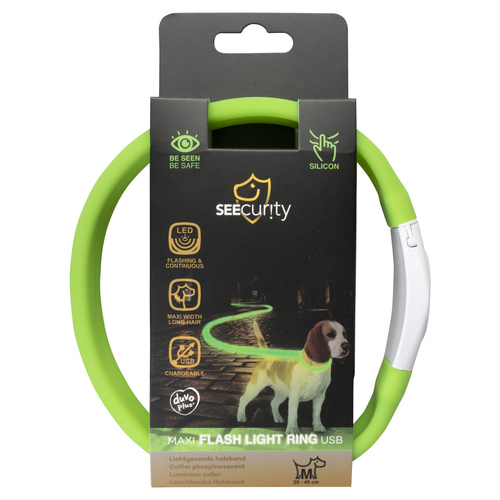 weitere Abbildung Duvo+ Flash Light Ring Maxi USB Silikon grn
