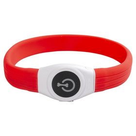 Abbildung Duvo+ Flash Light Ring Maxi USB Silikon rot