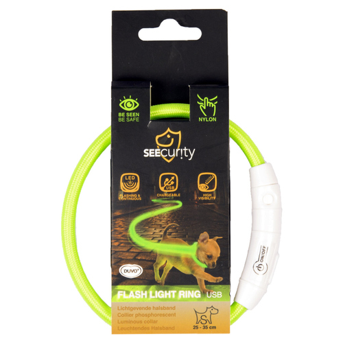 weitere Abbildung Duvo+ Flash Light Ring USB Nylon grn