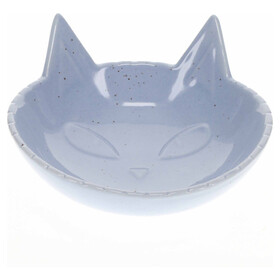 Abbildung Duvo+ Futternapf Stone Kitty Face blau
