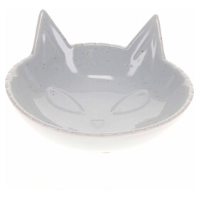 Abbildung Duvo+ Futternapf Stone Kitty Face wei