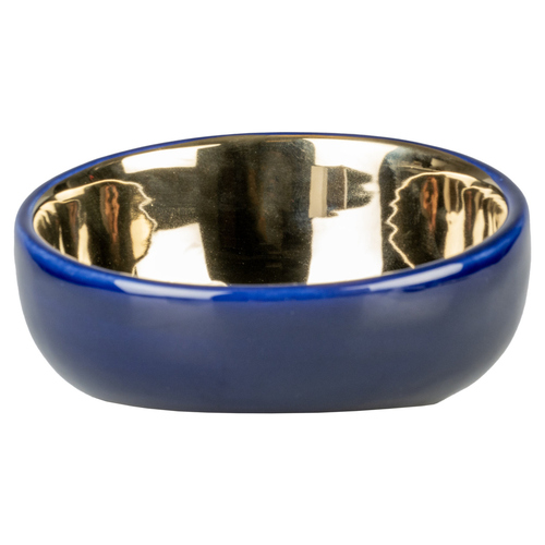 weitere Abbildung Duvo+ Futternapf Stone Obliq gold blau/gold fr Katzen