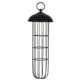 Abbildung Duvo+ Gartenvgel Futterspender Metallgitter schwarz