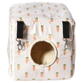Abbildung Duvo+ Hngehaus Cube Carrot aus Plsch wei