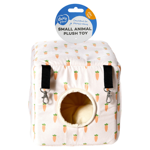 weitere Abbildung Duvo+ Hngehaus Cube Carrot aus Plsch wei