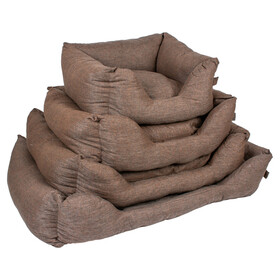 Abbildung Duvo+ Hundebett Textura Eco rechteckig braun