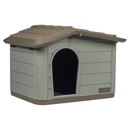 Duvo+ Hundehütte Pepita Eco braun/grün