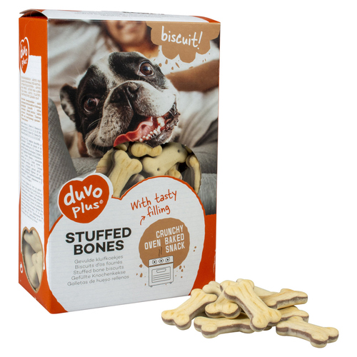 Duvo+ Hundekekse gefüllte Knochen 500 g