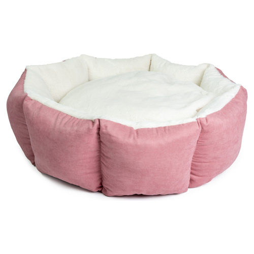 Duvo+ Hundekorb Hexa Velvet rosa