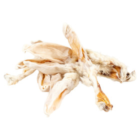 Abbildung Duvo+ Hundesnack Farmz Hasenohren mit Haaren 100 g