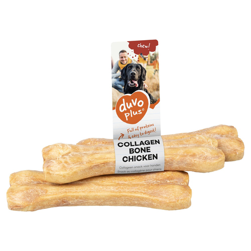 Duvo+ Hundesnack chew! Kollagenknochen Huhn 55 g