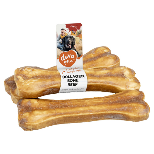 Duvo+ Hundesnack chew! Kollagenknochen Rind 55 g