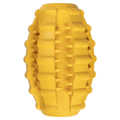 Duvo+ Hundespielzeug Ball Griplay Rugby gelb