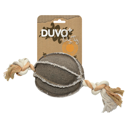 weitere Abbildung Duvo+ Hundespielzeug Canvas Ball mit Leine