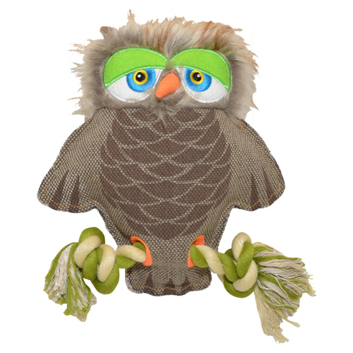 Duvo+ Hundespielzeug Canvas Eule