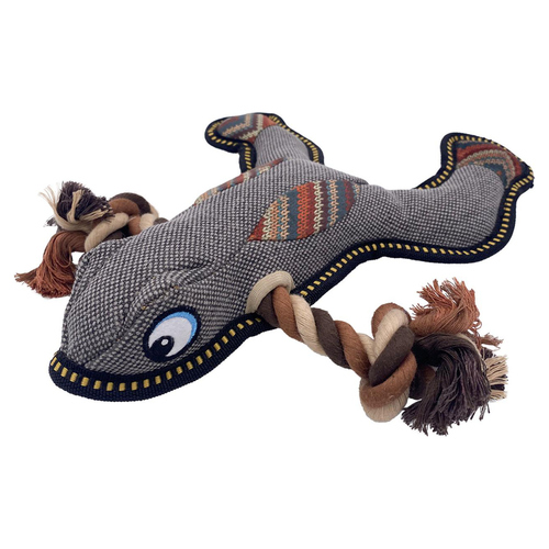 Duvo+ Hundespielzeug Canvas Frosch grau