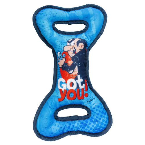 Duvo+ Hundespielzeug "Die Schlümpfe" Gargamel Oxford Tugger blau