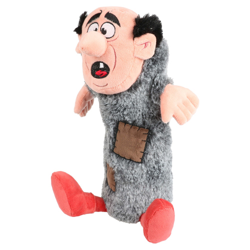 Duvo+ Hundespielzeug "Die Schlümpfe" Gargamel grau