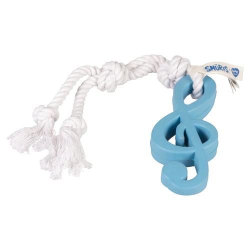 Duvo+ Hundespielzeug "Die Schlümpfe" Harmony Schlumpf Gummi blau