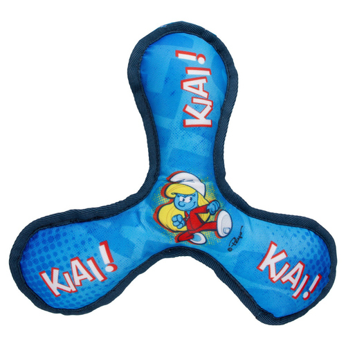 Duvo+ Hundespielzeug "Die Schlümpfe" Schlumpfine Oxford Tugger blau