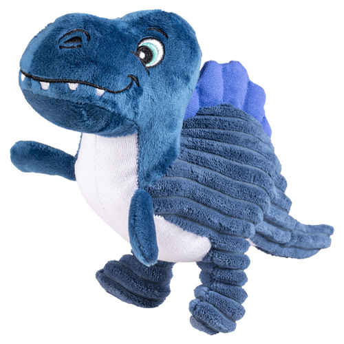Duvo+ Hundespielzeug Dino Ankylosaurus blau