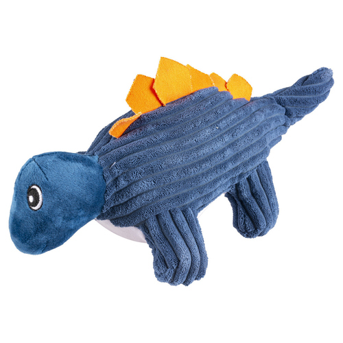 Duvo+ Hundespielzeug Dino Stegosaurus blau