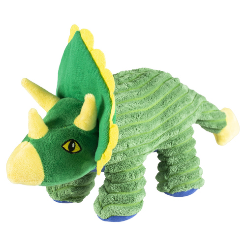Duvo+ Hundespielzeug Dino Triceratops grün