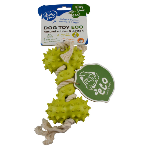 weitere Abbildung Duvo+ Hundespielzeug Eco Gummistiftknochen Bambus/Reis + Baumwolle