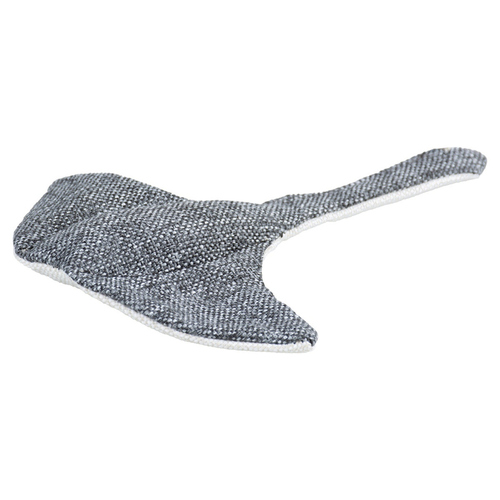 Duvo+ Hundespielzeug Eco Plüsch Rochen grau, Maße: 20 x 14 x 2 cm