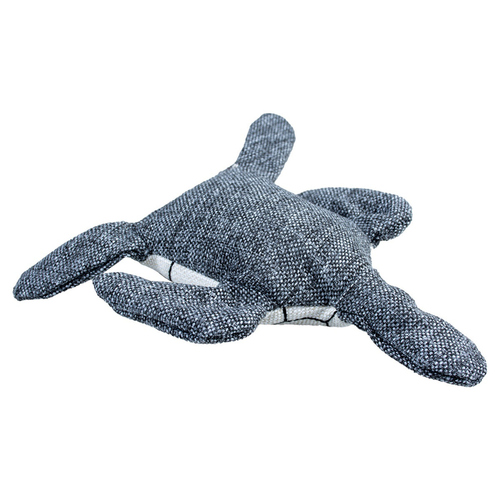 Duvo+ Hundespielzeug Eco Plüsch Schildkröte grau, Größe: XL