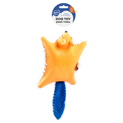 weitere Abbildung Duvo+ Hundespielzeug Eichhrnchen Plsch/Latex orange/blau