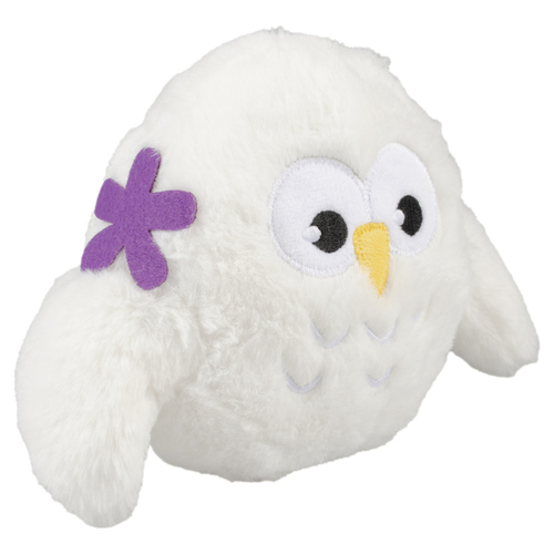 Duvo+ Hundespielzeug Eule Florist aus Plüsch weiß