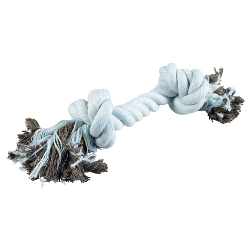 Duvo+ Hundespielzeug Flossy Seil mit 2 Knoten blau, Größe: L