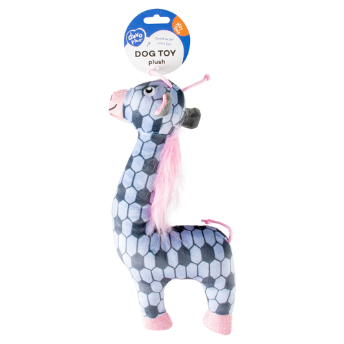 weitere Abbildung Duvo+ Hundespielzeug Giraffe Retro aus Plsch blau