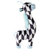 Duvo+ Hundespielzeug Giraffe Retro aus Plüsch schwarz/weiß Abbildung 1