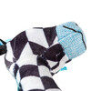 Duvo+ Hundespielzeug Giraffe Retro aus Plüsch schwarz/weiß Abbildung 4