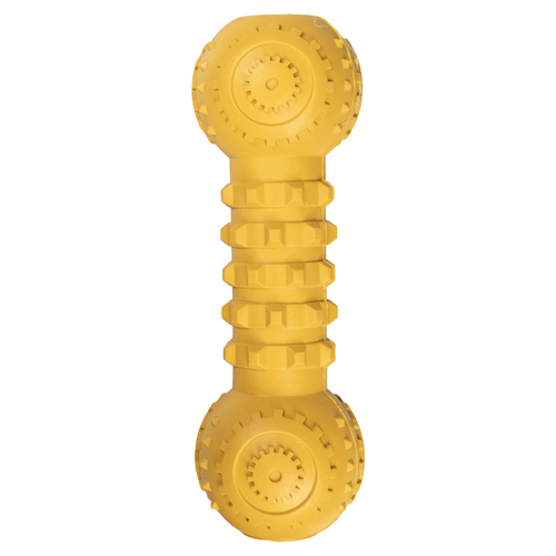 Duvo+ Hundespielzeug Griplay Dumbbell gelb