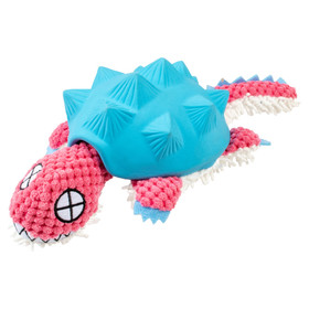 Abbildung Duvo+ Hundespielzeug Grteltier Plsch/Latex blau/rosa