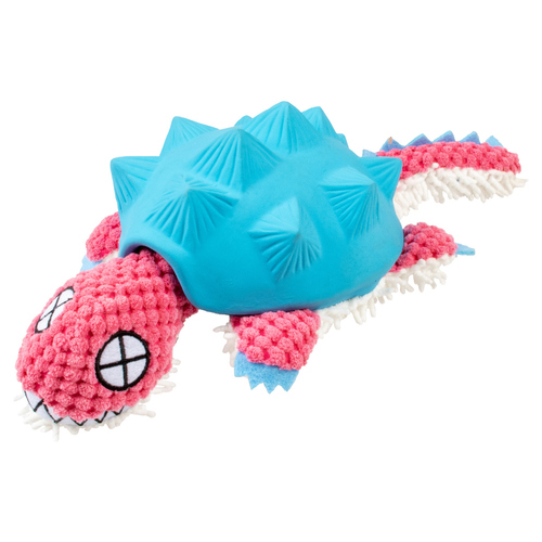 Duvo+ Hundespielzeug Gürteltier Plüsch/Latex blau/rosa