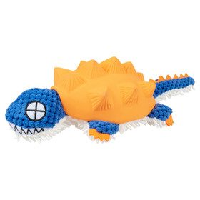 Abbildung Duvo+ Hundespielzeug Grteltier Plsch/Latex orange/blau