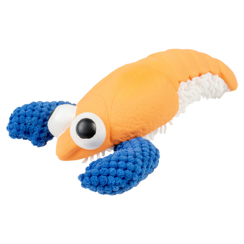 Duvo+ Hundespielzeug Hummer Plüsch/Latex orange/blau