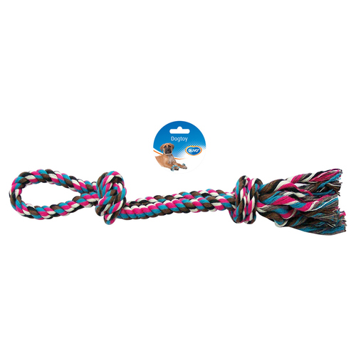 Duvo+ Hundespielzeug Knot Baumwolle 2 Knoten und Schlinge