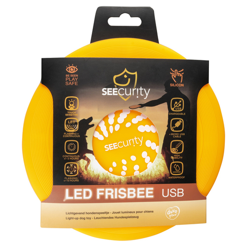 weitere Abbildung Duvo+ Hundespielzeug LED Frisbee USB orange