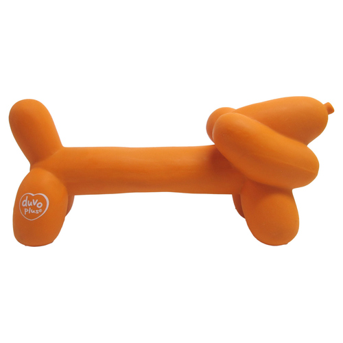 Duvo+ Hundespielzeug Latex Balloon Dachshund orange
