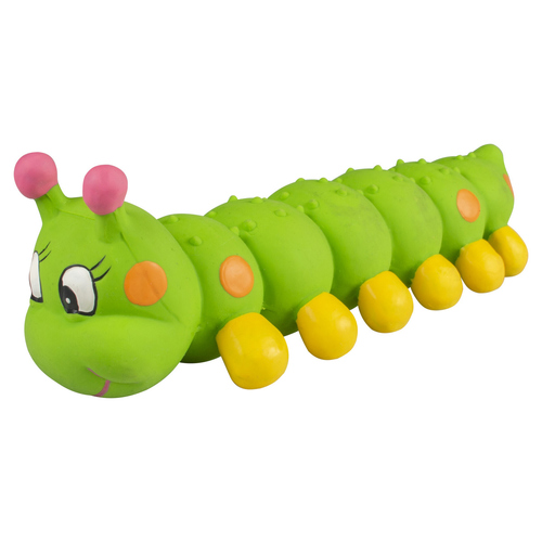 Duvo+ Hundespielzeug Latex Raupe grün